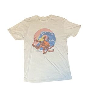 Vintage Octo-Surf Graphic Tee // Rise + Smile Orthodontics Retro Japanese Wave S